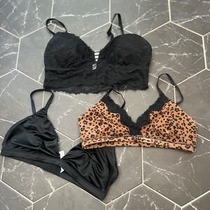 Auden Bralette Set of 3 Size M